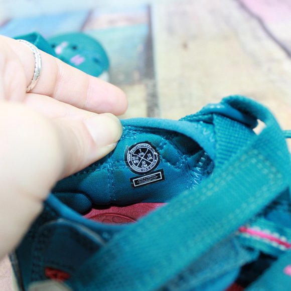 Keen Kids Newport H2 Deep Lagoon Blue Pink Waterproof Sport Outdoor Sandals US 1 - Picture 7 of 9